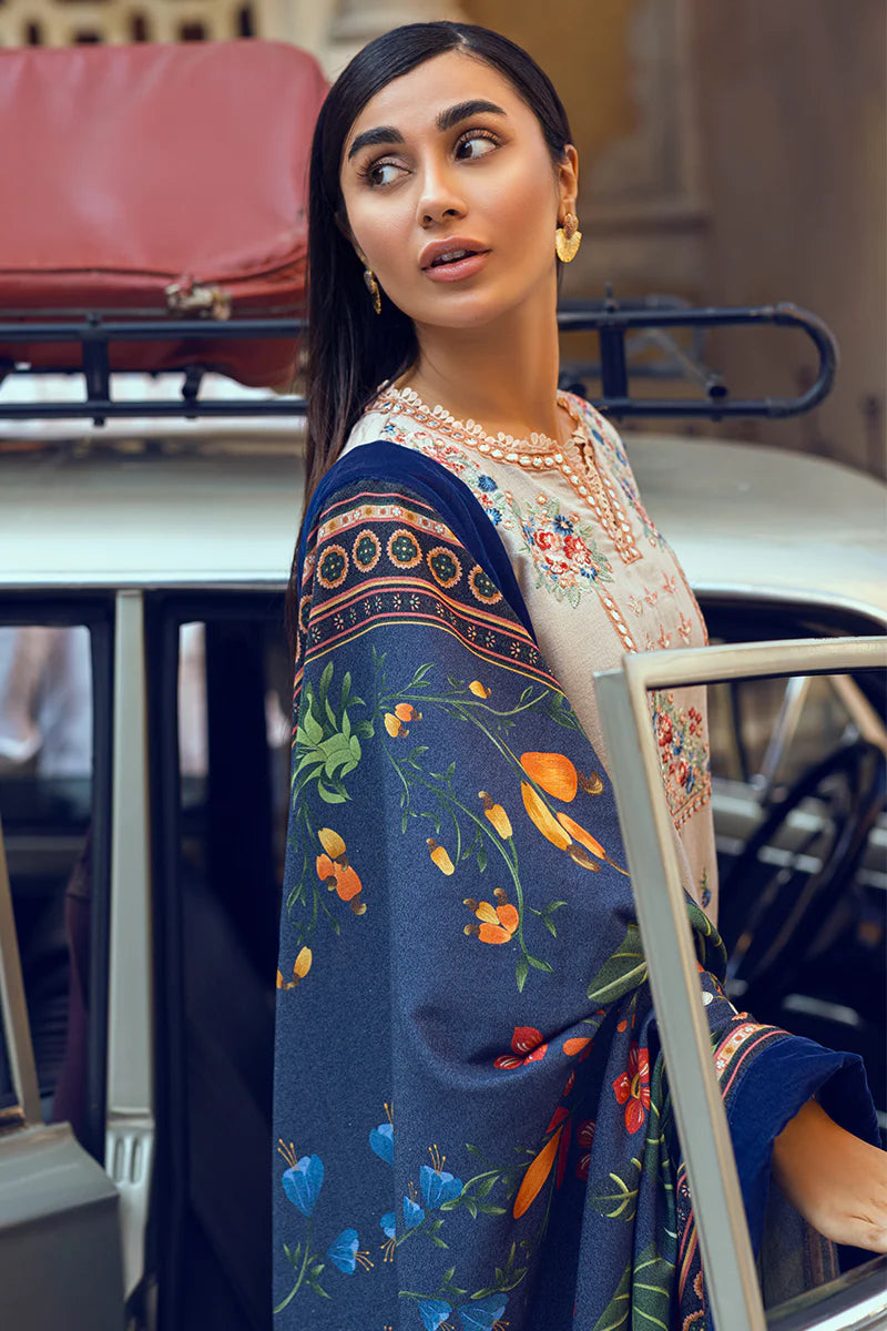 MUSHQ Broadway Returns Unstitched Karandi 3Pc Suit MW22-09 BAHAR