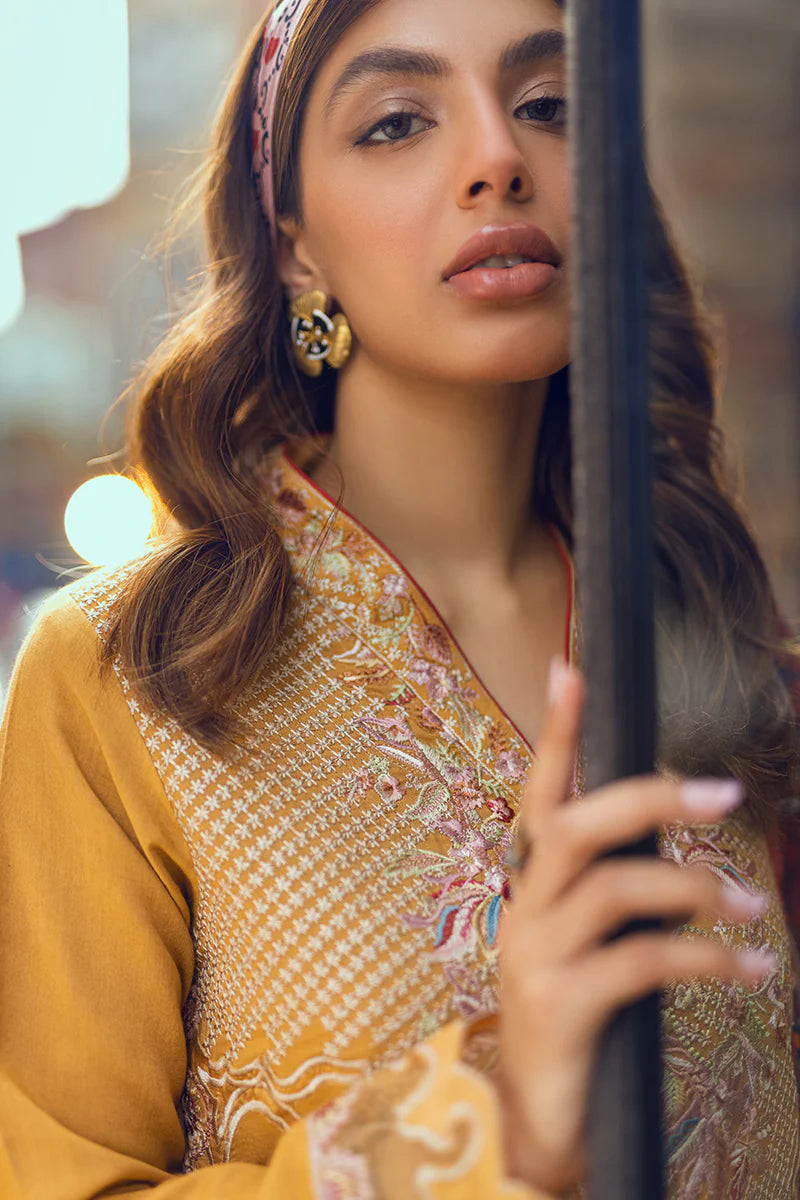 MUSHQ Broadway Returns Unstitched Linen 3Pc Suit MW22-11 ELA