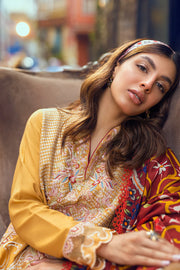 MUSHQ Broadway Returns Unstitched Linen 3Pc Suit MW22-11 ELA