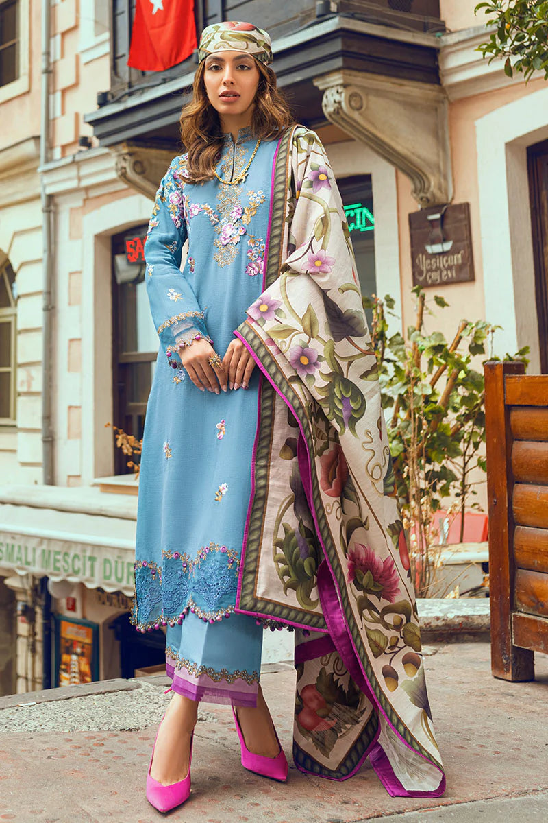 MUSHQ Broadway Returns Unstitched Khaddar 3Pc Suit MW22-12 INARA