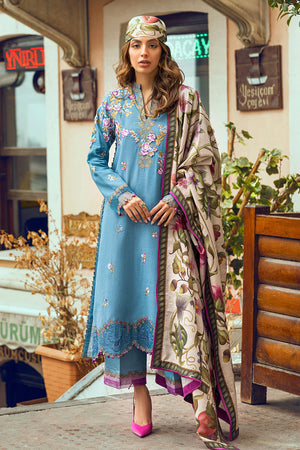 MUSHQ Broadway Returns Unstitched Khaddar 3Pc Suit MW22-12 INARA