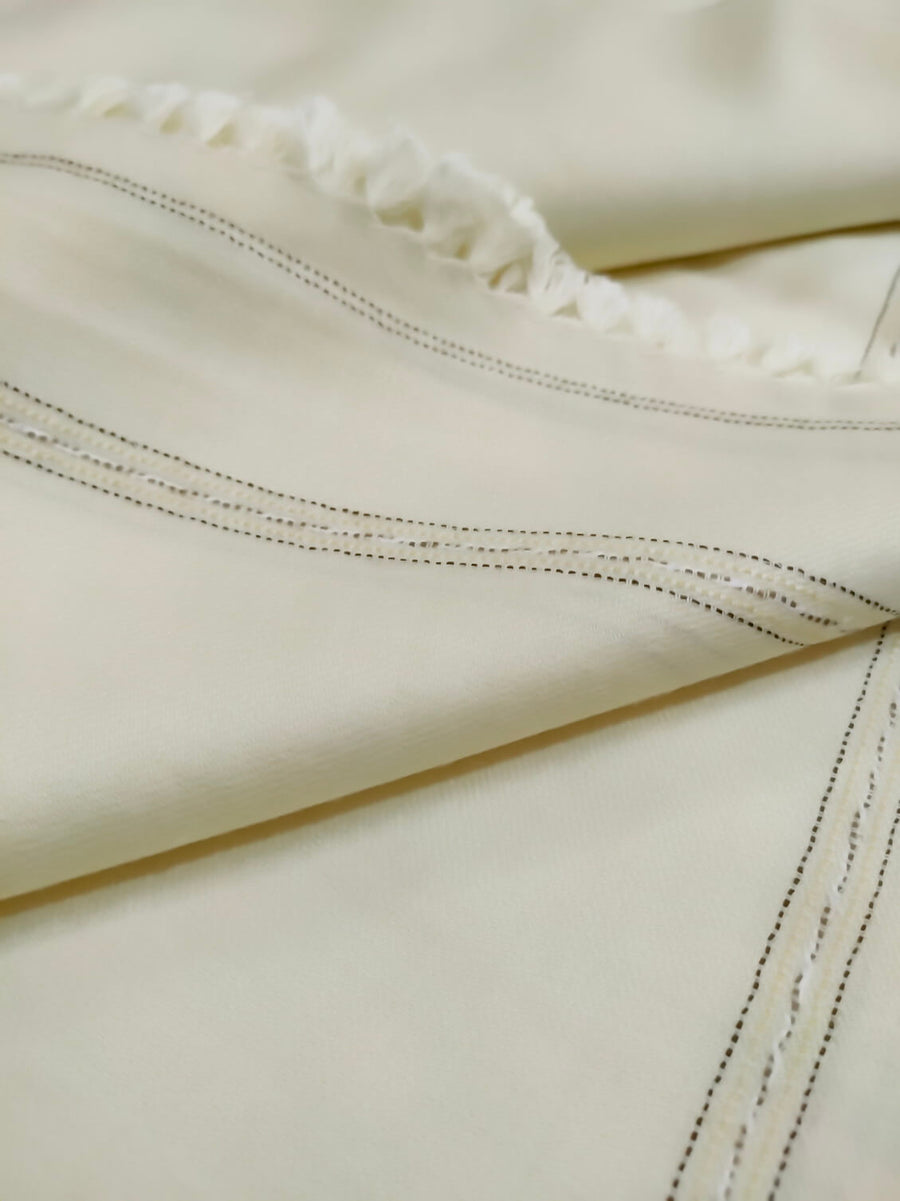 Mens Thick Wool Shawl Full Size Gents Lohi Woven Kinari Design MWS-27 - FaisalFabrics.pk