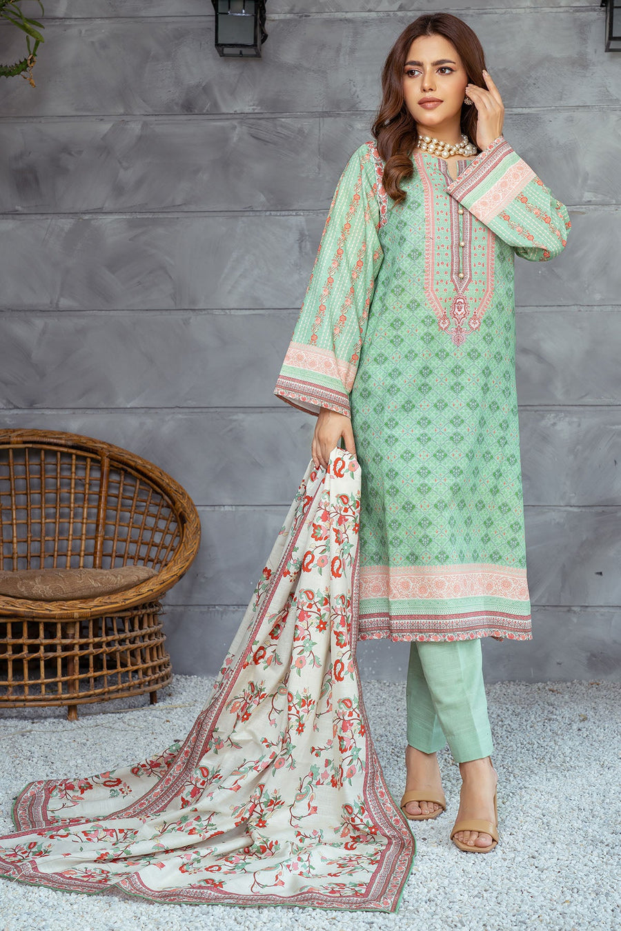 Rang by Motifz Digital Printed Khaddar Unstitched 3Pc Suit 3503-PRINT-A