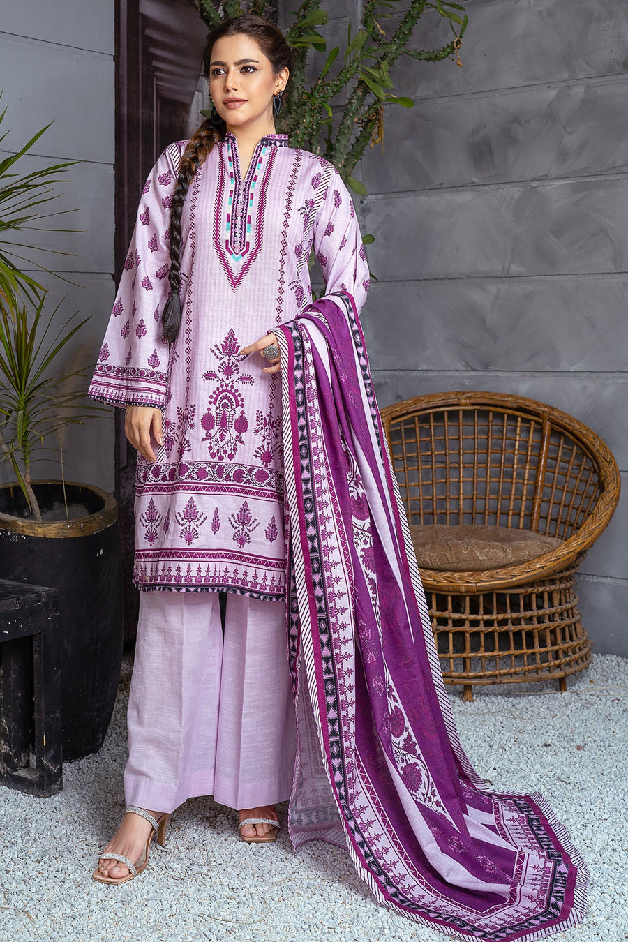 Rang by Motifz Digital Printed Khaddar Unstitched 3Pc Suit 3506-PRINT-A
