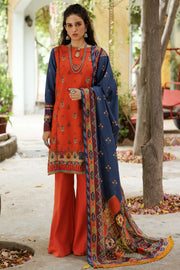 Umang by Motifz Embroidered Khaddar Unstitched 3Pc Suit 3603-DAYLILY