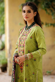 Umang by Motifz Embroidered Khaddar Unstitched 3Pc Suit 3606-GAZANIA