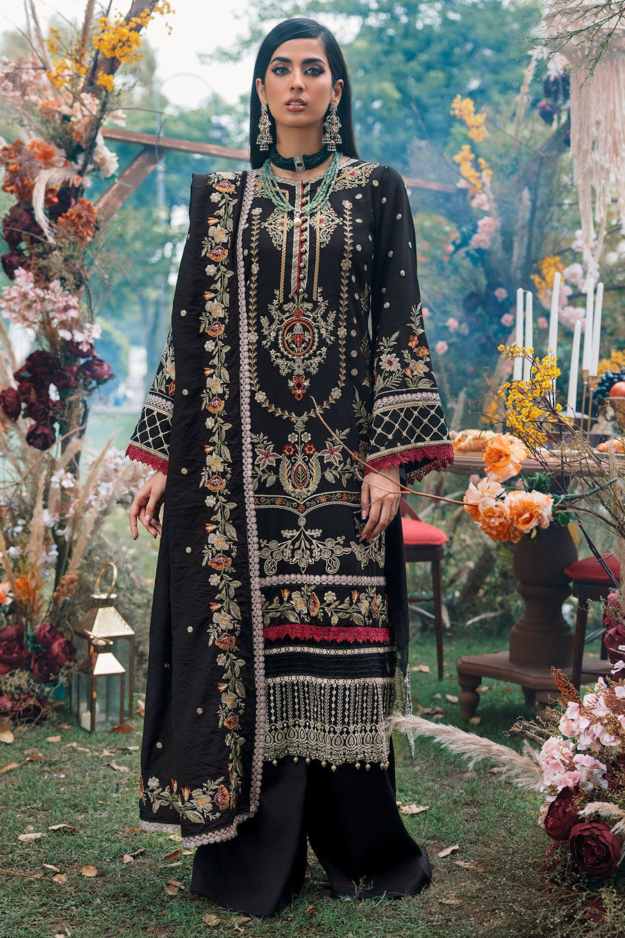 Motifz Premium Winter Embroidered Linen Unstitched Suit 3785-BAILAN
