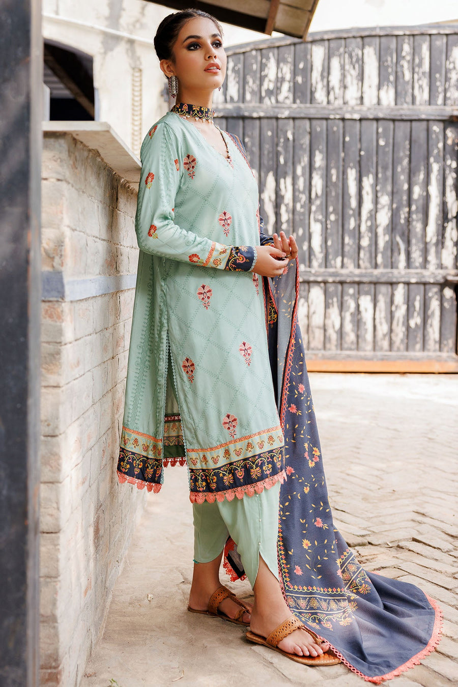 Umang by Motifz Digital Printed Linen Unstitched 3Pc Suit 3810-SAPOTA