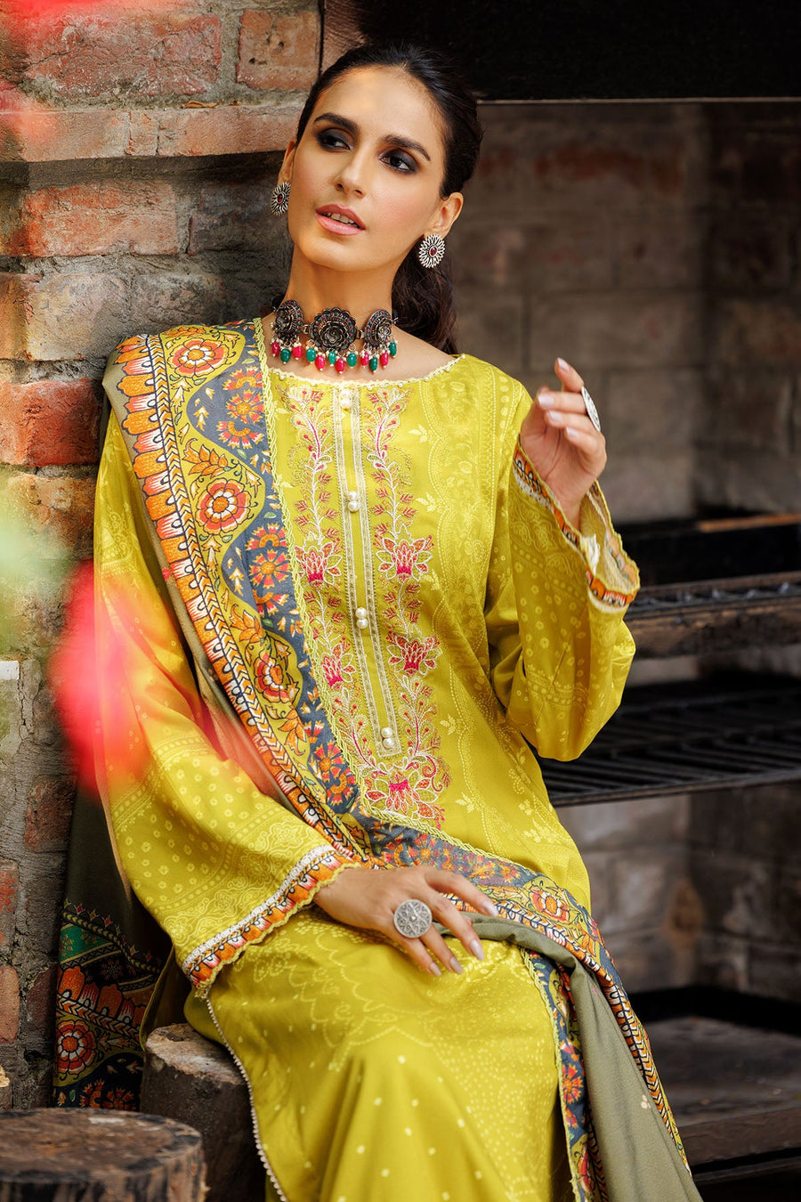 Umang by Motifz Digital Printed Linen Unstitched 3Pc Suit 3811-BANYAN