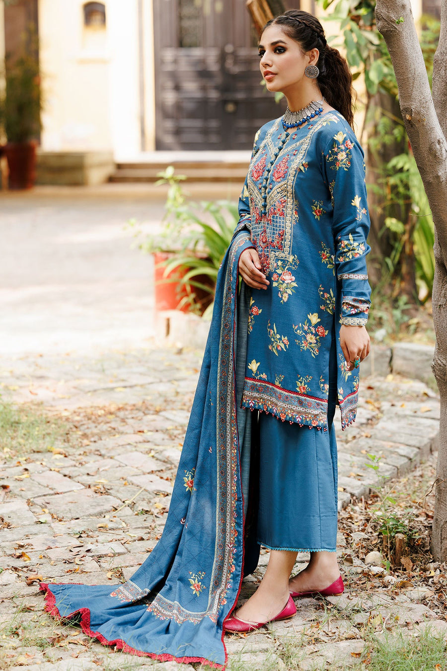 Umang by Motifz Digital Printed Linen Unstitched 3Pc Suit 3813-SAL