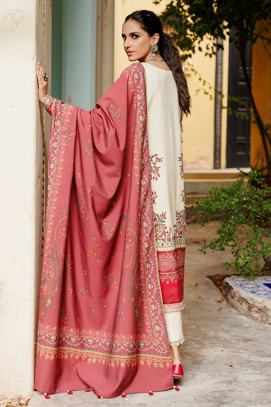 Umang by Motifz Digital Printed Linen Unstitched 3Pc Suit 3814-NUTMEG
