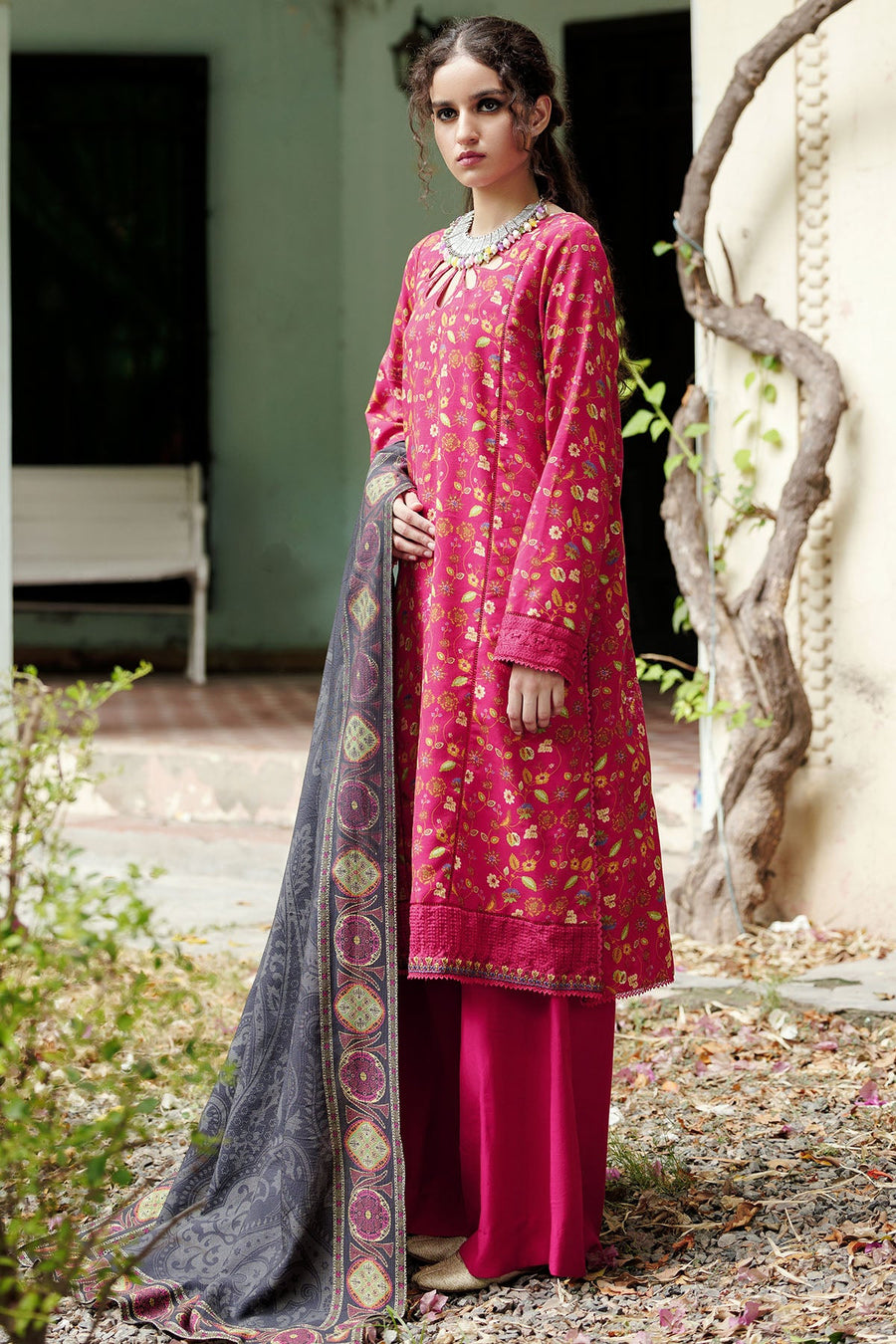 Umang by Motifz Digital Printed Linen Unstitched 3Pc Suit 3816-CACTUS