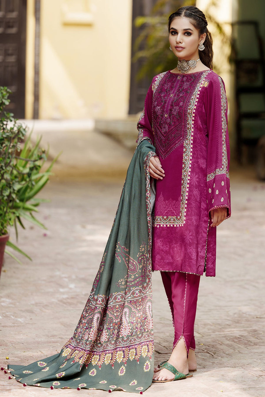 Umang by Motifz Digital Printed Linen Unstitched 3Pc Suit 3817-CANE
