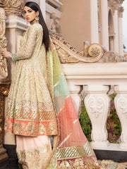 Maryum N Maria Wedding Chiffon Embroidered 3 Piece Suit MME-03 - FaisalFabrics.pk