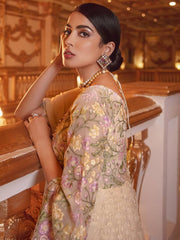 Maryum N Maria Wedding Chiffon Embroidered 3 Piece Suit MME-06 - FaisalFabrics.pk