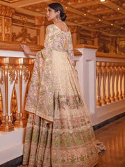Maryum N Maria Wedding Chiffon Embroidered 3 Piece Suit MME-06 - FaisalFabrics.pk