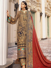 Maryum N Maria Wedding Chiffon Embroidered 3 Piece Suit MME-07 - FaisalFabrics.pk