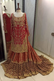 Sumaria’s Couture Bridal Stitched 3Pc Suit - MAHARANI
