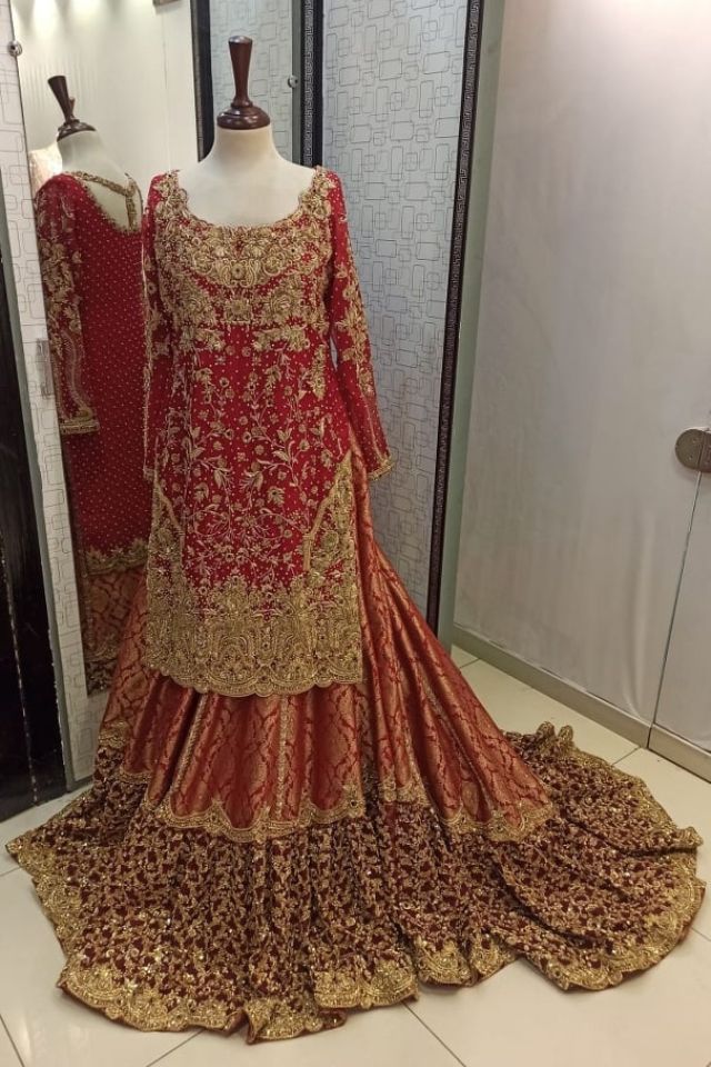 Sumaria’s Couture Bridal Stitched 3Pc Suit - MAHARANI