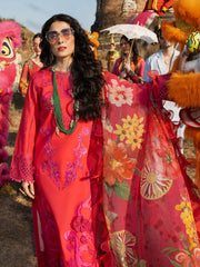Mushq Lawana Embroidered Luxury Lawn Unstitched 3Pc Suit MSL-23-10 Mai