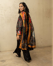 Noorangi Masakali Unstitched Printed Cambric 3Pc Suit - Mala