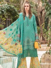 Maria.B Luxury Lawn 2021 Unstitched 3 Piece Embroidered Suit 7B - FaisalFabrics.pk
