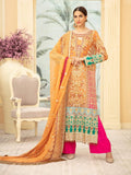 Maryum N Maria Premium Chiffon Collection Embroidered 3Pc Suit MMD-10 - FaisalFabrics.pk