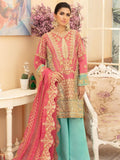 Maryum N Maria Premium Chiffon Collection Embroidered 3Pc Suit MMD-02 - FaisalFabrics.pk