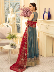 Maryum N Maria Premium Chiffon Collection Embroidered 3Pc Suit MMD-06 - FaisalFabrics.pk