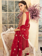 Maryum N Maria Premium Chiffon Collection Embroidered 3Pc Suit MMD-03 - FaisalFabrics.pk