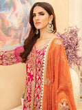 Maryum N Maria Premium Chiffon Collection Embroidered 3Pc Suit MMD-01 - FaisalFabrics.pk
