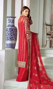 Maryum N Maria Luxury Chiffon Collection 2020 MMC-02 LST REDD - FaisalFabrics.pk