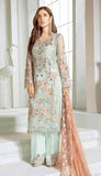 Maryum N Maria Luxury Chiffon Collection 2020 MMC-05 HAZE PINE - FaisalFabrics.pk