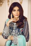 Maryum N Maria Bridal Chiffon 2020 Embroidered 3Pc Suit Moonlit MA-01 - FaisalFabrics.pk