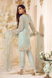 Maryum N Maria Bridal Chiffon 2020 Embroidered 3Pc Suit Splendor MA-02 - FaisalFabrics.pk