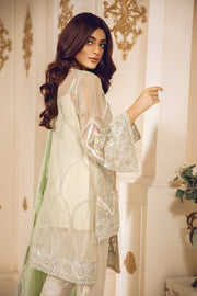 Maryum N Maria Bridal Chiffon 2020 Embroidered 3Pc Suit Sarmud MA-03 - FaisalFabrics.pk
