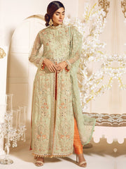 Maryum N Maria Bridal Chiffon 2020 Embroidered 3Pc Suit Dasil Langue MA-08 - FaisalFabrics.pk