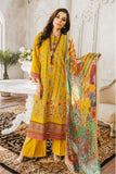 Maryum N Maria Luxury Lawn 3 Piece Embroidered Suit ML-01 Sun Flower - FaisalFabrics.pk