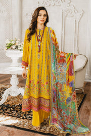 Maryum N Maria Luxury Lawn 3 Piece Embroidered Suit ML-01 Sun Flower - FaisalFabrics.pk
