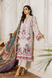 Maryum N Maria Luxury Lawn 3 Piece Embroidered Suit ML-06 Hasil Lome - FaisalFabrics.pk