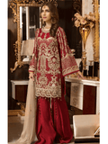 Maryum N Maria Freesia luxury Embroidered Chiffon 3Pc Suit FMM 603 - FaisalFabrics.pk
