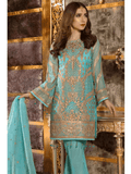 Maryum N Maria Freesia luxury Embroidered Chiffon 3Pc Suit FMM 609 - FaisalFabrics.pk