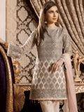 Maryum N Maria Freesia luxury Embroidered Chiffon 3Pc Suit FMM 602 - FaisalFabrics.pk