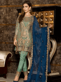 Maryum N Maria Freesia luxury Embroidered Chiffon 3Pc Suit FMM 601 - FaisalFabrics.pk