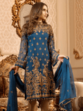 Maryum N Maria Freesia luxury Embroidered Chiffon 3Pc Suit FMM 606