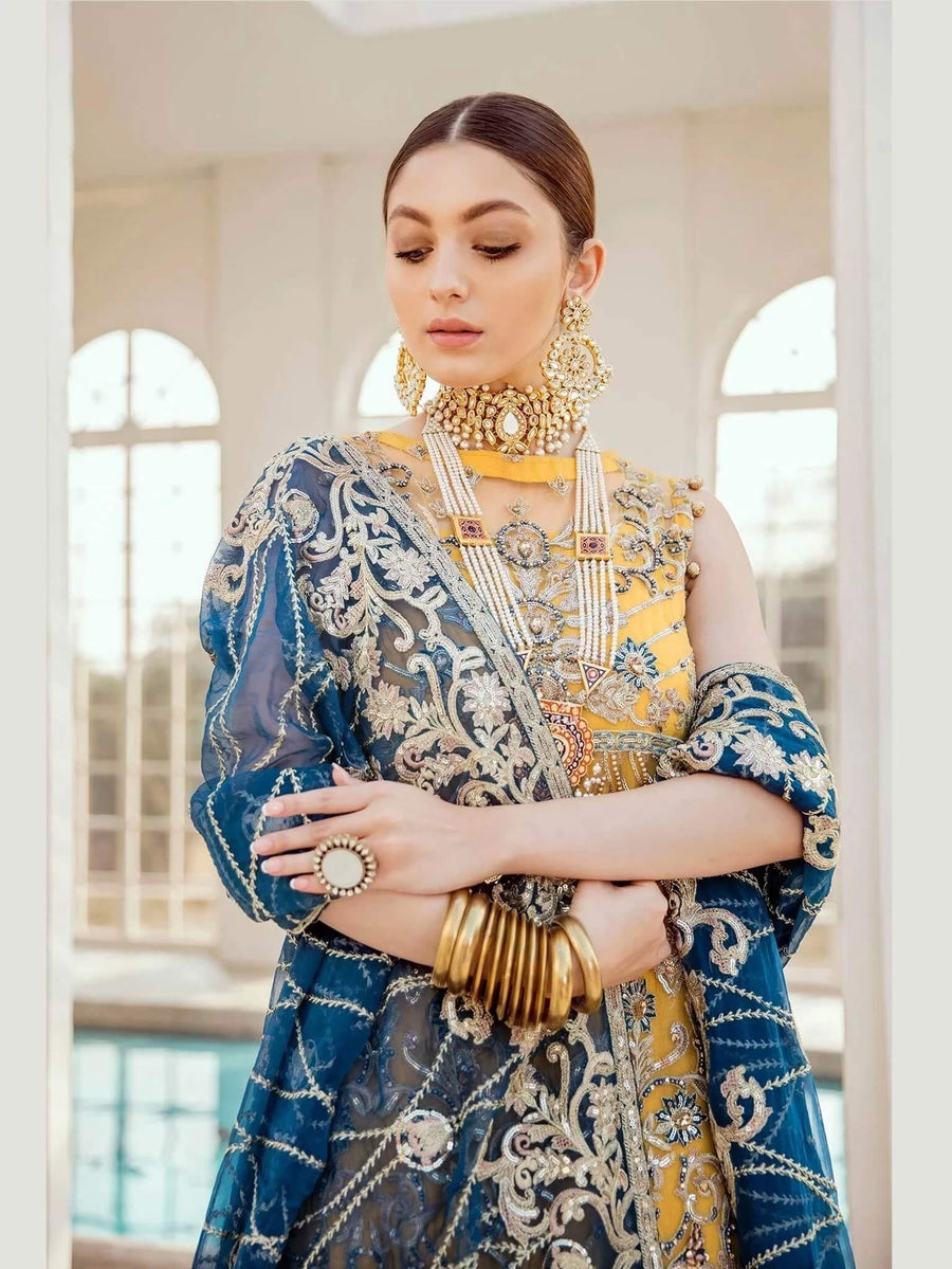 Maryum N Maria Bridal Collection 2020 EXOTIC DEEP D-03 - FaisalFabrics.pk