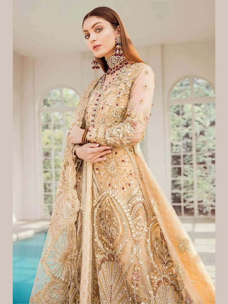 Maryum N Maria Bridal Collection 2020 GILDED LEAF D-01 - FaisalFabrics.pk