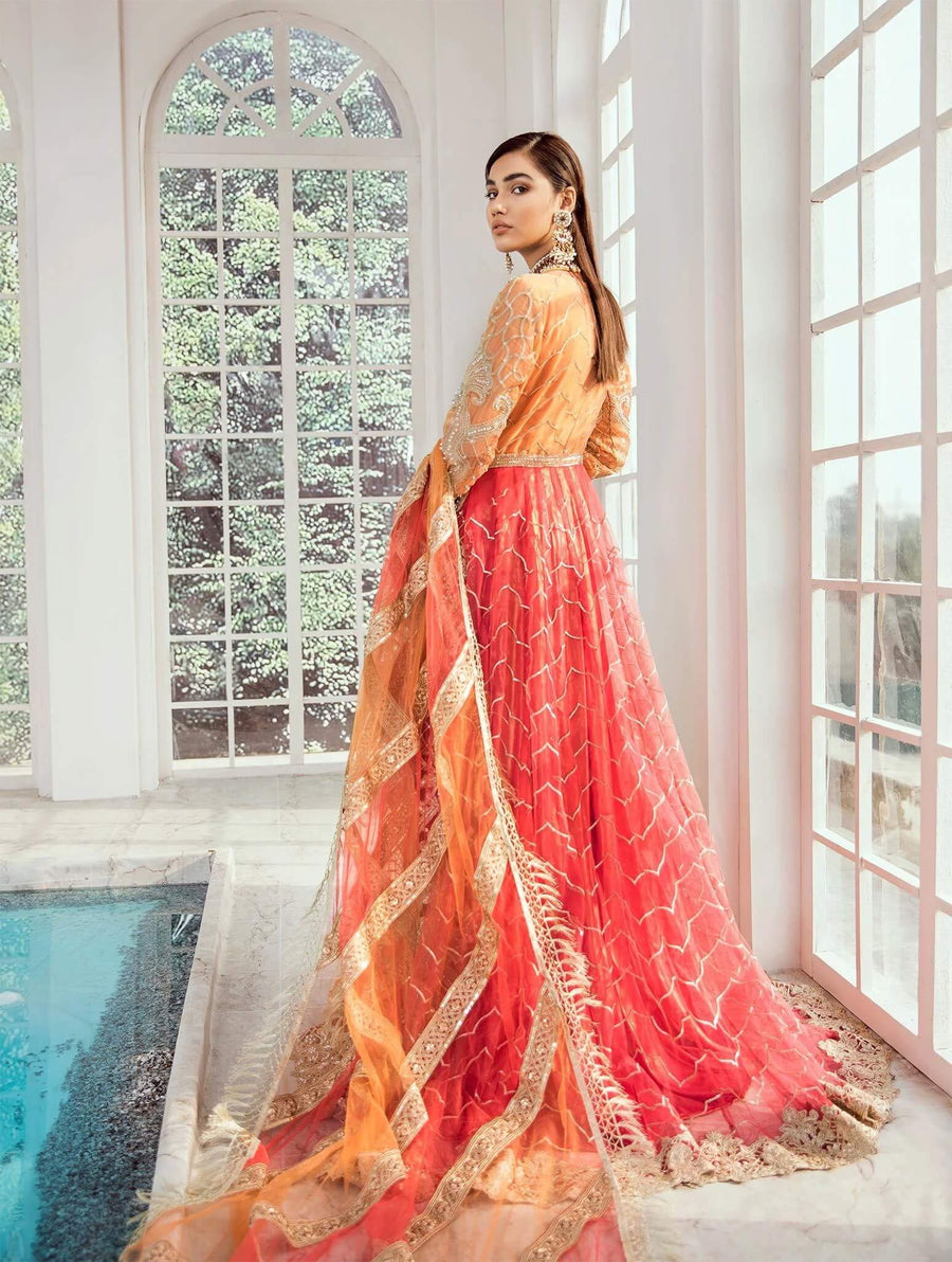 Maryum N Maria Bridal Collection 2020 VERMILLION D-02 - FaisalFabrics.pk