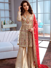 Maryum N Maria Shamrock Chiffon Collection Damask Charms SF-10 - FaisalFabrics.pk
