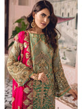 Freesia by Maryum N Maria Embroidered Chiffon 3 Pc Suit FE-01 Castlied Lime - FaisalFabrics.pk